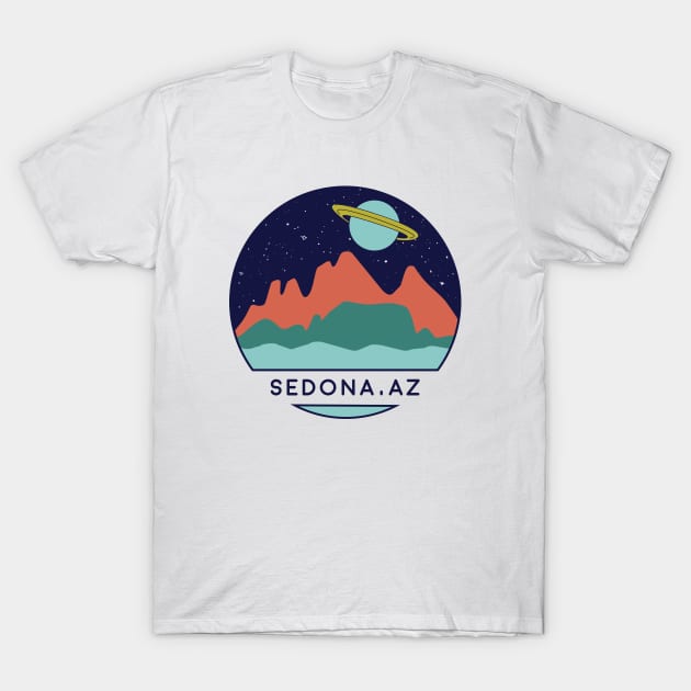 Sedona Arizona Nature Space Design T-Shirt by luckybengal